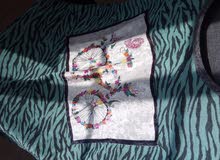 NewYork houndstooth black & Animal print Aqua grey shirt(Turkish brand) NewYork houndstooth black & Animal print Aqua grey shirt(Turkish brand)