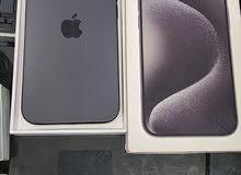iPhone 15 pro 128GB وارد الشرق الأوسط  بحالة جديد بسعر مميز
