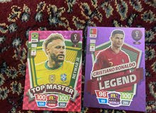neymar & Cristiano Ronaldo cards neymar & Cristiano Ronaldo cards