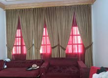 Curtain, carpet,sofa,wallpaper,roller blind,vertical blind.