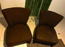 Sofa Chairs- Brown (Set Of 2 )- SAR 300 Sofa Chairs- Brown (Set Of 2 )- SAR 300