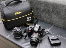Nikon D5500 DSLR with 2 lense and bag and box