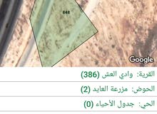 خمس دونمات و152 متر وادي العش على شارع الميه للبيع من المالك