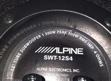 Kenwood 500W Power Amplifier & Alpine Subwoofer 1500w