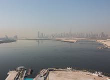دبي CREEK HARBOUR 3 غرف وصالة مفروشة سورلوكس مع بلكونة شهري شامل