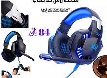 سماعة رأس سلكية ومايك محيطية للرأس بالكامل لجميع الأجهزة سماعة رأس سلكية ومايك محيطية للرأس بالكامل لجميع الأجهزة
