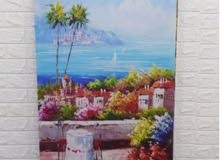 لوحه فنيه جداريه مقاس 70×100 لوحه فنيه جداريه مقاس 70×100