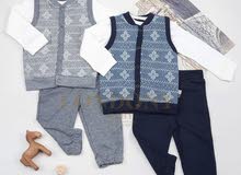 Baby Boys 2 Pcs Size 6-9 9-12 12-18 Blue & Gary Made Turkey Baby Boys 2 Pcs Size 6-9 9-12 12-18 Blue & Gary Made Turkey