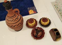 Water Jar Pottery with 3 dishes