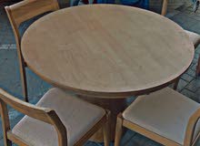 Daining table round with 4 chairs ( Home centre)