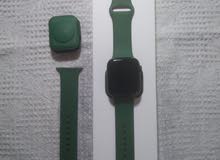 Apple Watch Series 7 Green Aluminum Case Clover Sport Band