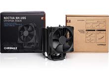 مبرد هوائي اصلي احترافي للمعالجات NOCTUA NH-U9S CHROMAX BLACK COMPACT FOR INTEL LGA 1700 & AMD AM4