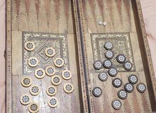 طاولة زهر خشب