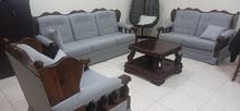 Royal Wooden Sofa with Bronze Handicraft 6 Seater