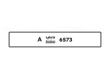A 6573 car plate number A 6573 car plate number