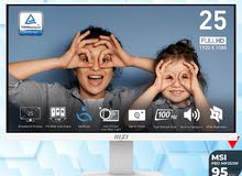شاشة ام اس اي Monitor MSI 24.5 Inch بافضل الاسعار