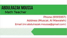 Math teacher Math teacher