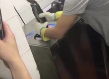 مكينة تقطيع وتنظيف السمك مكينة تقطيع وتنظيف السمك