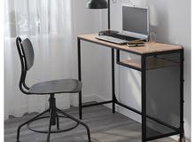 laptop desk table & black chair office laptop desk table & black chair office