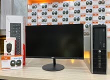 أجهزة كمبيوتر كامله  مع شاشات جديده بلكرتونه 24 انش وبمواصفات قويه بحالة الوكالة CLER I5 RAM 8GB