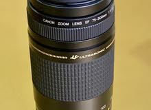 Canon EF 75 - 300 mm Lens عدسة زوم اصلية جديدة
