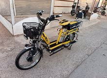 دراجة كهربائية بطارية اكبر حجم 72/22 بحال الوكاله