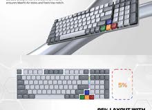 لوحة مفاتيح ميكانيكية لاسلكية منخفضة المستوى Fantech MK916 95% (SUPER MAXFIT AIR99) (مفتاح بني)
