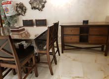 طاولة طعام مع بوفيه طاولة طعام مع بوفيه