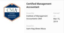سوداني حاصل على CMA و MBA سوداني حاصل على CMA و MBA