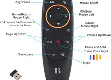 ريموت التحكم الهوائي للكمبيوتر والشاشات واجهزة الاندرويد Air Mouse Remote Control