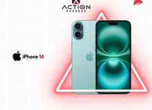 APPLE IPHONE 16 128 GB ابل ايفون 16 128 جيجا جديد  مسكر فلكرتونه كفاله ابل سنه واكشن اكسبرس سنستين