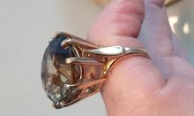ladies gold  & gemstone high profile stunning ring