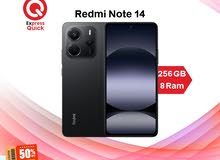 REDMI NOTE 14 ( 256GB ) / 8 RAM NEW /// ريدمي نوت 14 ذاكره 256 جيجا الرام 8 الجديد كلياً