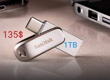 SanDisk ULTRA 1TB 
Dual drive luxe USB Type c 3.1 
USB 3.0