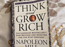 للبيع كتاب جديد Think and grow rich