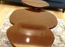 طاولات خشب جانبية Wooden center and side tables طاولات خشب جانبية Wooden center and side tables