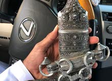 خنجر سعيدية تكحيل صياغة ثقيلة متقنة مع حزام فضة خنجر سعيدية تكحيل صياغة ثقيلة متقنة مع حزام فضة