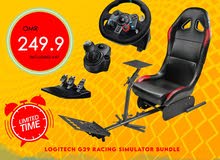 G29 Logitech and gear shifter and chair