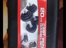 new dumbbell20 kg with the box and carton fitness brand new dumbbell20 kg with the box and carton fitness brand