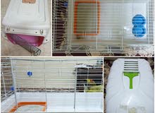 Cat Cage and litter Box Cat Cage and litter Box