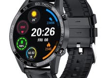 xcell Classic-3Talk Smart Watch Black With Black Leather Strap