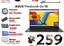 ASUS LAPTOP RYZEN 5 7TH اسوس لابتوب رايزن 5 جيل سابع