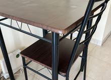 Compact dining table- 1 table 2 chairs