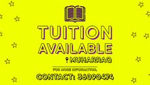 Tuition / Private - Available in Muharraq