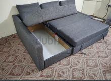 Ikea sofa bed with storage box