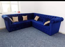 تتوفر الأريكة الجديدة على شكل حرف L بسعر جيد ..brand new  sofa  set i have at good price