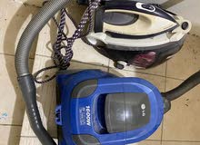 Vacuum cleaner and iron Vacuum cleaner and iron