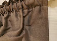 Brownish grey curtains with free holder stick Brownish grey curtains with free holder stick