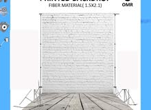 Printed Backdrop Wood Wall & Floor Fiber Material (1.5m x 3m ) For Photography & Studio - New Stock