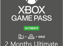 Xbox game pass Ultimate  (2 months)